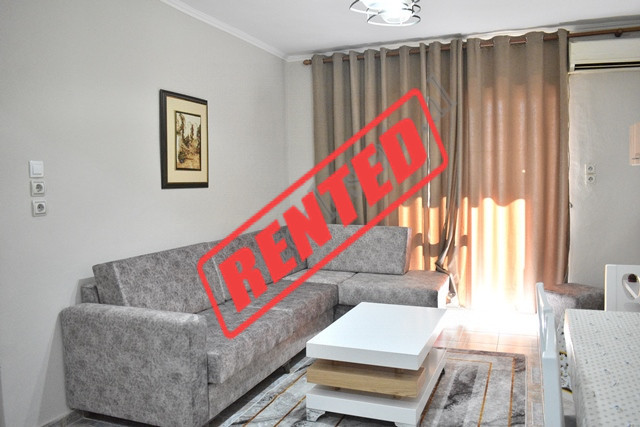 Two bedroom apartment for rent in Karl Gega Street in Tirana, Albania.
It is positioned on the four